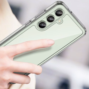 Outer Space Case with Gel Frame for Samsung Galaxy S24 FE - Transparent