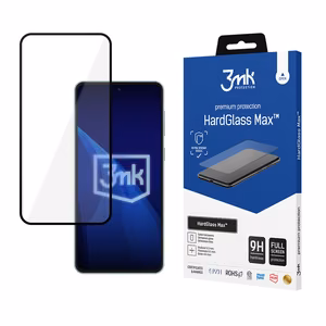 Vahvistettu koko näytön panssarilasi 3mk HardGlass Max musta Samsung Galaxy M55:lle