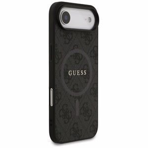 Guess 4G Ring Classic Logo MagSafe Suojakuori iPhone 17 Air:lle - Musta
