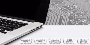 Kannettavan tietokoneen akku malleille A1406 ja A1495, 4900 mAh, Premium