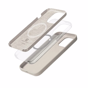 Crong Color Cover Magnetic suojakuori iPhone 14 Pro Max -laitteelle, MagSafe-yhteensopiva, kivenbeige
