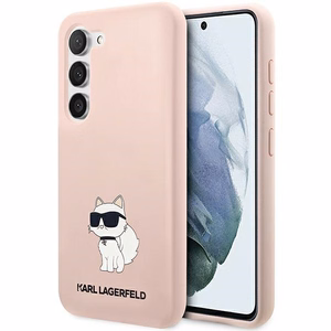 Karl Lagerfeld KLHCS23MSNCHBCP S23+ S916 kovakuori vaaleanpunainen/vaaleanpunainen Silikoninen Choupette