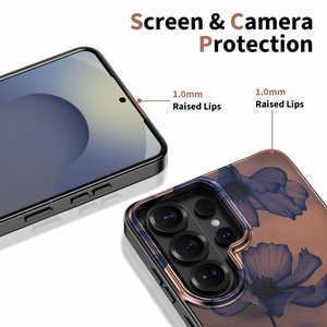 Tech-Protect Lamano MagSafe -suojakuori Samsung Galaxy S26 Ultra:lle ruskea ja violetti
