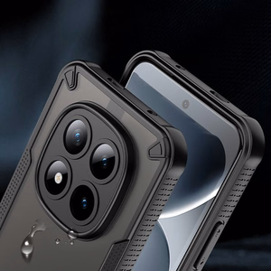 Tech-Protect Rugged Shield Suojakuori Xiaomi Poco M8 Pro / Xiaomi Redmi Note 15 Pro+ 5G:lle - Musta