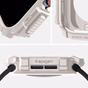 Spigen Rugged Armor Apple Watch 10 (46mm) Dune Beige