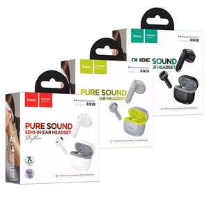 Hoco EQ28 TWS ANC/ENC wireless earbuds – white star