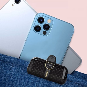 Dudao K20SL 5000mAh mini-virtapankki Lightning / USB-C-liittimillä - musta