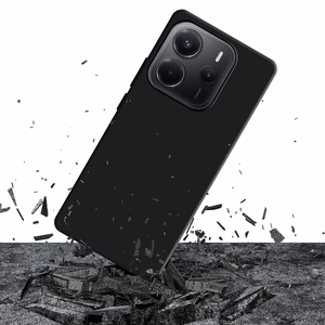 3mk Matt Case Pro Suojakuori Xiaomi Redmi Note 14 5G:lle - mattamusta