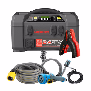 Lokithor AW401 apukäynnistin / booster 2500A + varavirtalähde 20000mAh + kompressori + taskulamppu + painepesuri, 5-in-1 laite