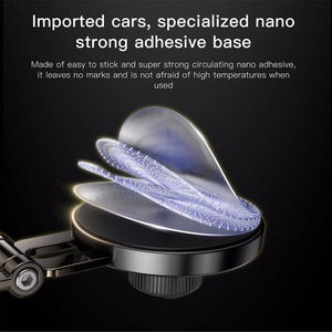 Magneettinen autopidike puhelimelle Forcell F-Grip IronSecure tuulilasiin / kojelautaan musta