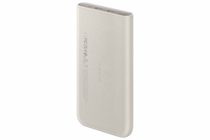 Tehopankki Samsung EB-U2510XUEGEU induktiivinen 10000 mAh 2x USB-C 25W SFC - beige