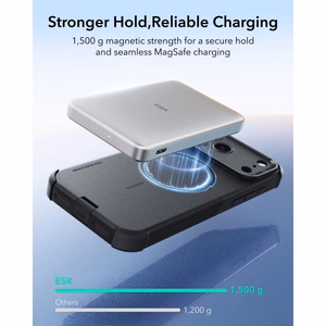 ESR Cyber Tough MagSafe suojakuori malleille iPhone 18 Pro Max / 17 Pro Max, musta
