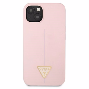 Guess GUHCP13SSLTGU iPhone 13 mini 5.4" violetti/lila kovakotelo Silikoni Kolmio