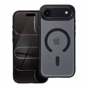 Matte Mag Cover -suojakuori iPhone 17 AIR:lle, MagSafe-yhteensopiva, musta