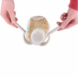 Alpina 2-in-1 food-bag sealing clips with pouring spout, 2 pcs.