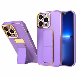 Uusi Kickstand Case tapauksessa iPhone 12 jalusta violetti