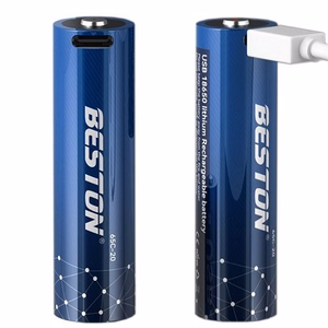 Ladattava 18650-akku USB-C-portilla, 3.7V, 2000mAh, Li-Ion