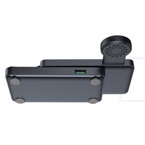Joyroom JR-WQS02 iPhone AirPods Apple Watch 4in1 latausteline taitettava - musta