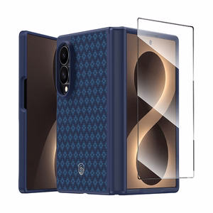 Benks Magnetic Armor Grid Pro Grand Combo -suojakuori Samsung Galaxy Z Fold 8:lle, sininen (C.K.FL.SA.BE.C060)