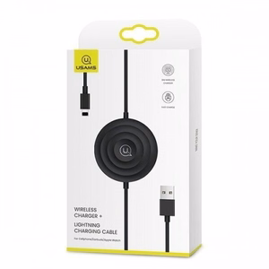 Charger USAMS "CC096" for iWatch Black + "lightning" cable