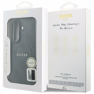 Musta Guess 4G Classic MagSafe -suojakuori Samsung Galaxy Z Fold8 Ultra -puhelimelle