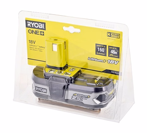 Ryobi RB18L25 akku 18 V 2,5 Ah Lithium+ One+