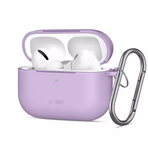 Tech-Protect Silikoninen Hook Suojakuori AirPods Pro:lle - Violetti