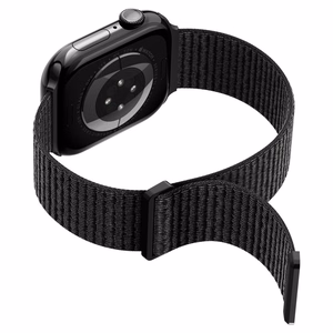 Spigen WBF01 ranneke malleille Apple Watch 44 / 45 / 46 / 49 mm, musta