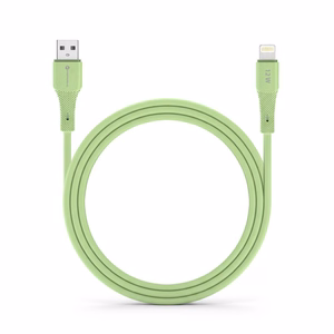 Kaapeli USB A - Lightning Forcell F-Energy 2,4A 12W Silikoninen 1 m C343 vihreä