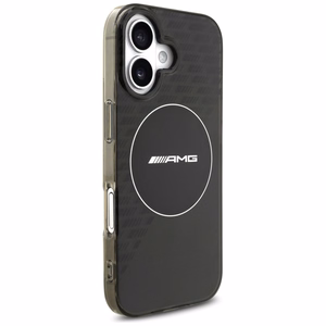 AMG Nauble Layer läpinäkyvä Smocked MagSafe Suojakuori iPhone 17:lle - musta
