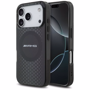 AMG Double Layer Transparent Graphics MagSafe -suojakuori iPhone 17 Pro - musta