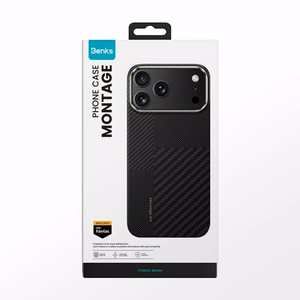 Benks Montage Magneettinen Armor Air Kevlar Suojakuori Metal Frame 600D+1500D (MB70) iPhone 17 Pro Max:lle musta