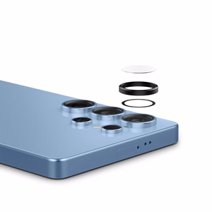 Spigen Optik Pro Glas.Tr Ez Fit kameransuoja 2 kpl Samsung Galaxy S25 Ultra -puhelimelle musta