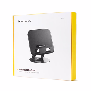 Wozinsky WRS-K75 -kääntyvä teline kannettavalle tietokoneelle ja tabletille - musta