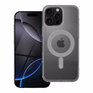Suojakuori iPhone 16 PRO MAX:lle Clear Mag Cover (STR) yhteensopiva MagSafen kanssa läpinäkyvä