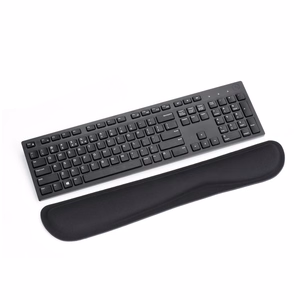 Ergonominen rannetuki näppäimistölle 460 x 85 x 25 mm musta