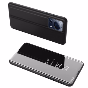 Clear View Case Suojakuori Xiaomi 13 Litelle läppäkansi musta