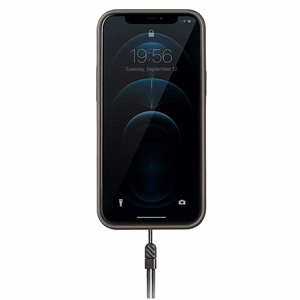 Uniq Heldro kotelo iPhone 12 Pro Maxille - musta naamiointi