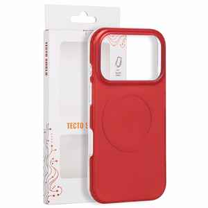 Tecto Shield Mistiq Mag suojakuori iPhone 17 Pro 6,3" / 18 Pro 6,3"-mallille, punainen