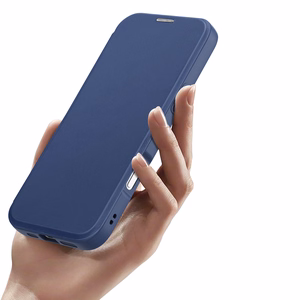 Dux Ducis Skin X Pro iPhone 17 Pro Suojakuori Lompakolla, MagSafe-yhteensopiva - Sininen