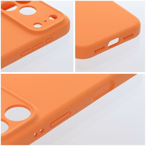 Suojakuori iPhone 17 Pro / 18 Pro (matala kamerareunus) Forcell F-Protect Rubber Premium, MagSafe-yhteensopiva, oranssi