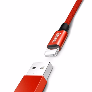 USB Cable Baseus "Yiven" Red "Lightning" 180cm
