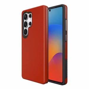 Perfectionists Triangle Suojakuori Samsung S908 S22 Ultra 5G punainen