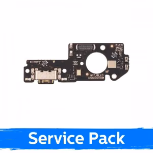 Charging Port Compatible With Xiaomi Redmi Note 12 5G With Flex / Silver / (Service Pack)