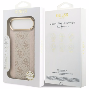 Guess 4G Stripe MagSafe Case for iPhone Air - Pink