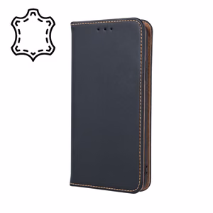 Genuine Leather Smart Pro iPhone 17 Air 6,6:lle musta
