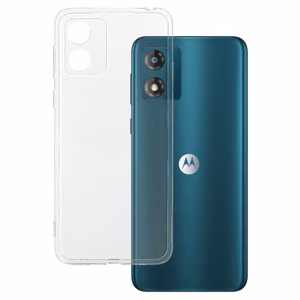 Ultra Clear 1mm Suojakuori Motorola Moto E13:lle - läpinäkyvä