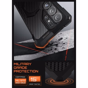 Supcase UB Grip Mag MagSafe Suojakuori Samsung Galaxy S26 Ultralle - Musta