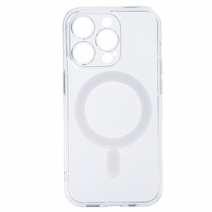 TEL PROTECT MagSilicone Suojakuori iPhone 14 Pro:lle läpinäkyvä