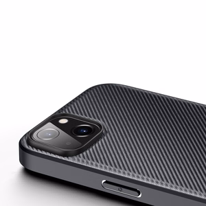 Dux Ducis Fino kotelo kansi nylon päällystetty iPhone 14 Plus musta